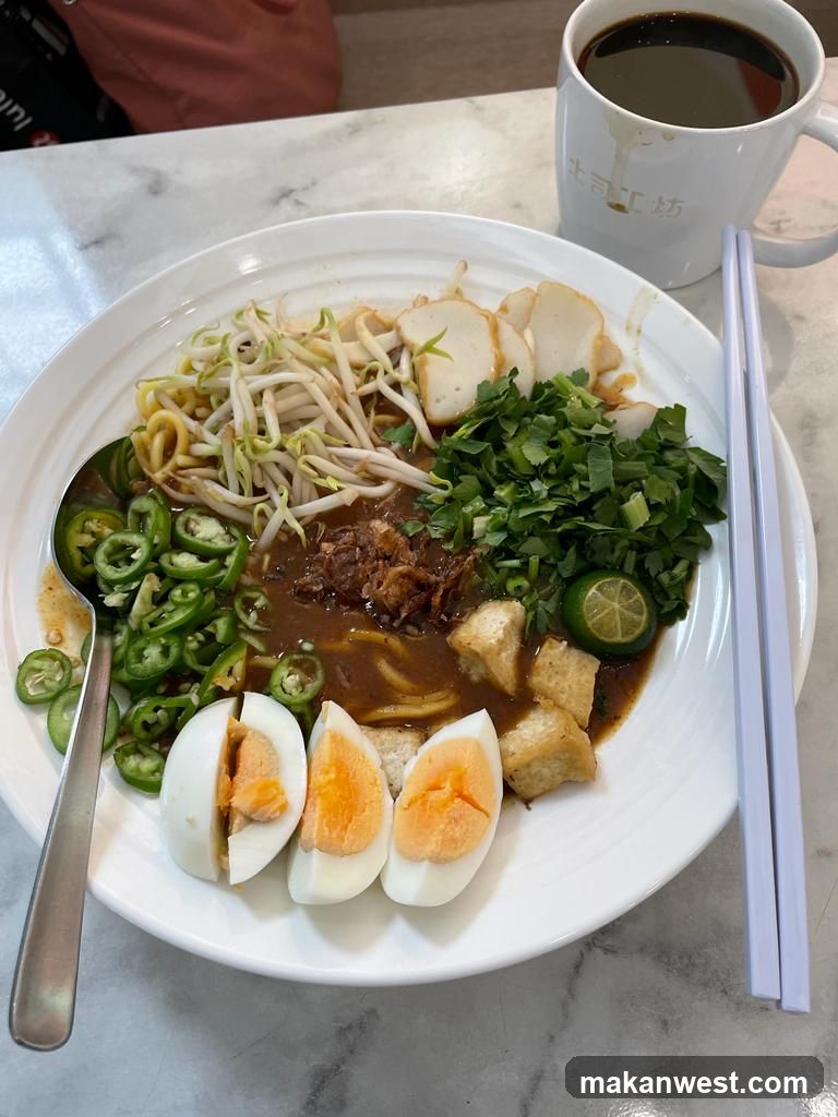 Lamian Bowl with Side Coffee