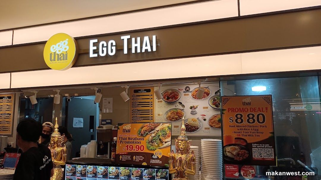 Egg Thai Food Stall Interior