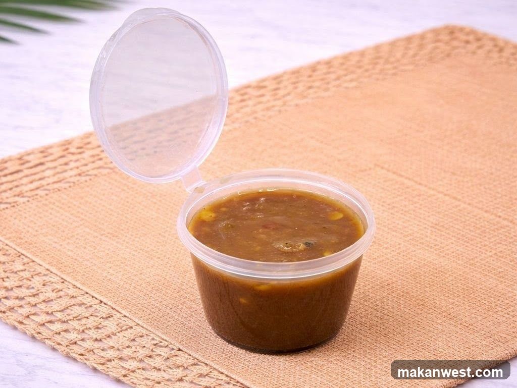 Sauce in Container