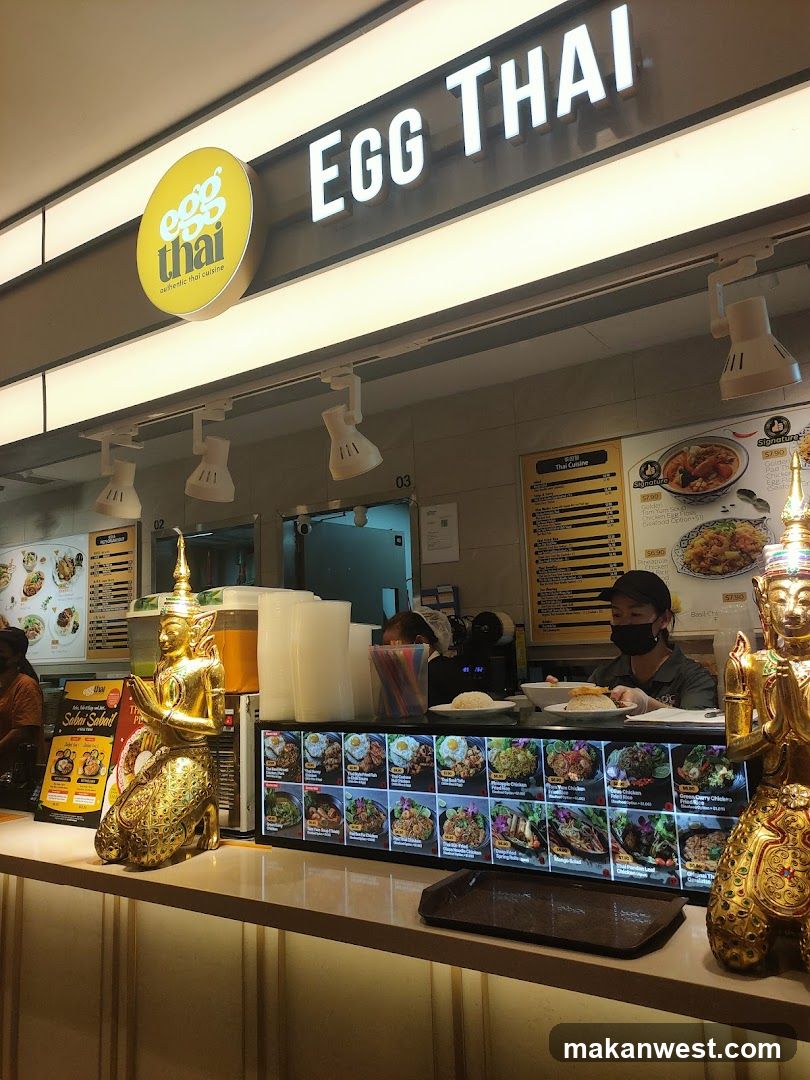 Egg Thai Food Stall Interior