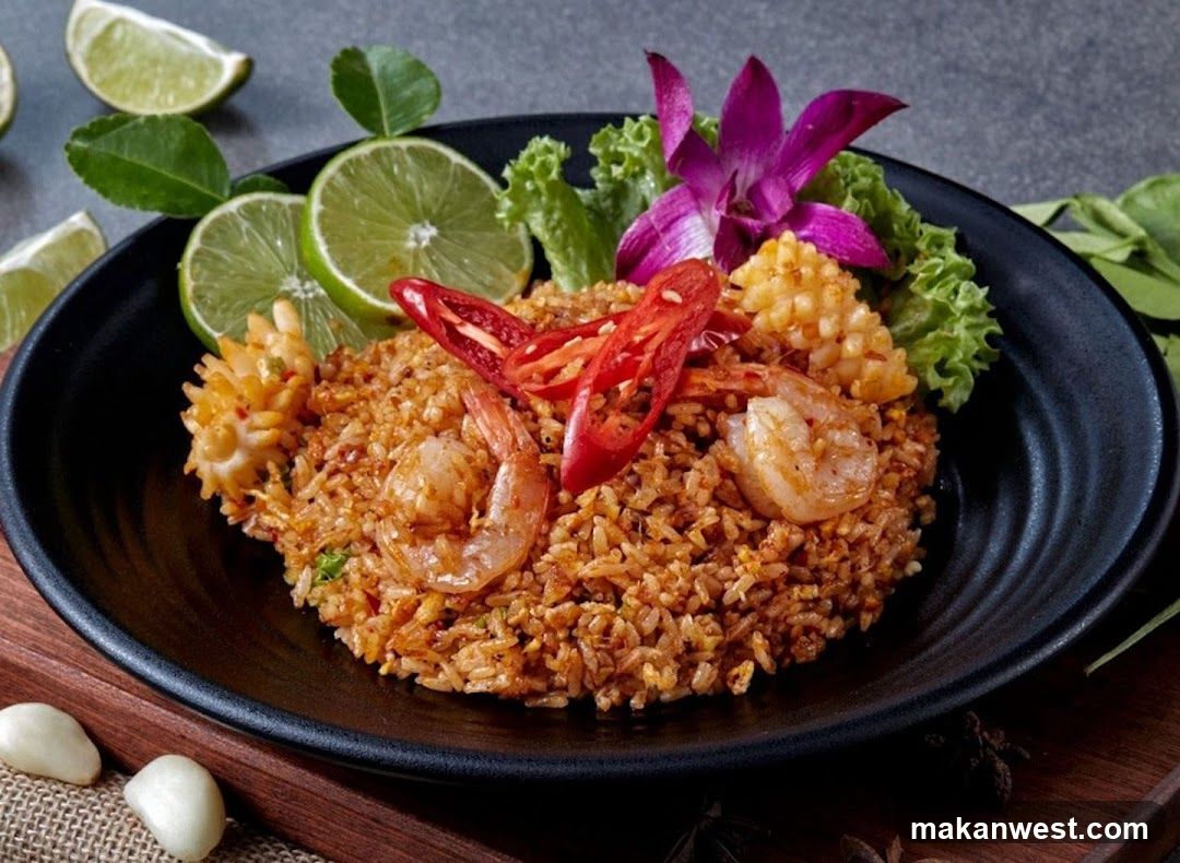 Fried Rice with Shrimp and Squid