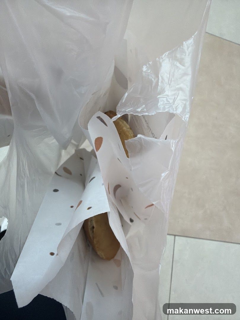 Food in plastic bag