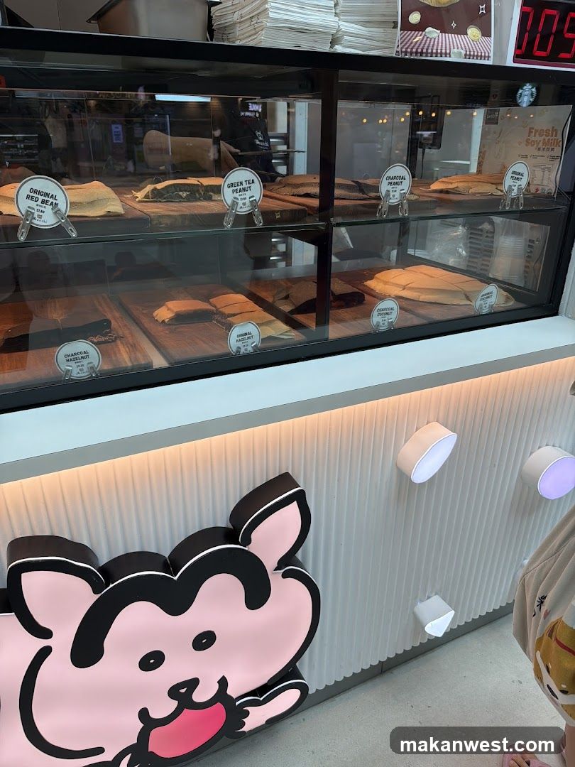 Bakery Display Case with Character Signage