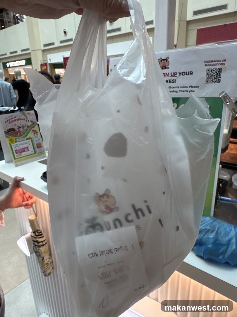 Food Takeout Bag at Counter
