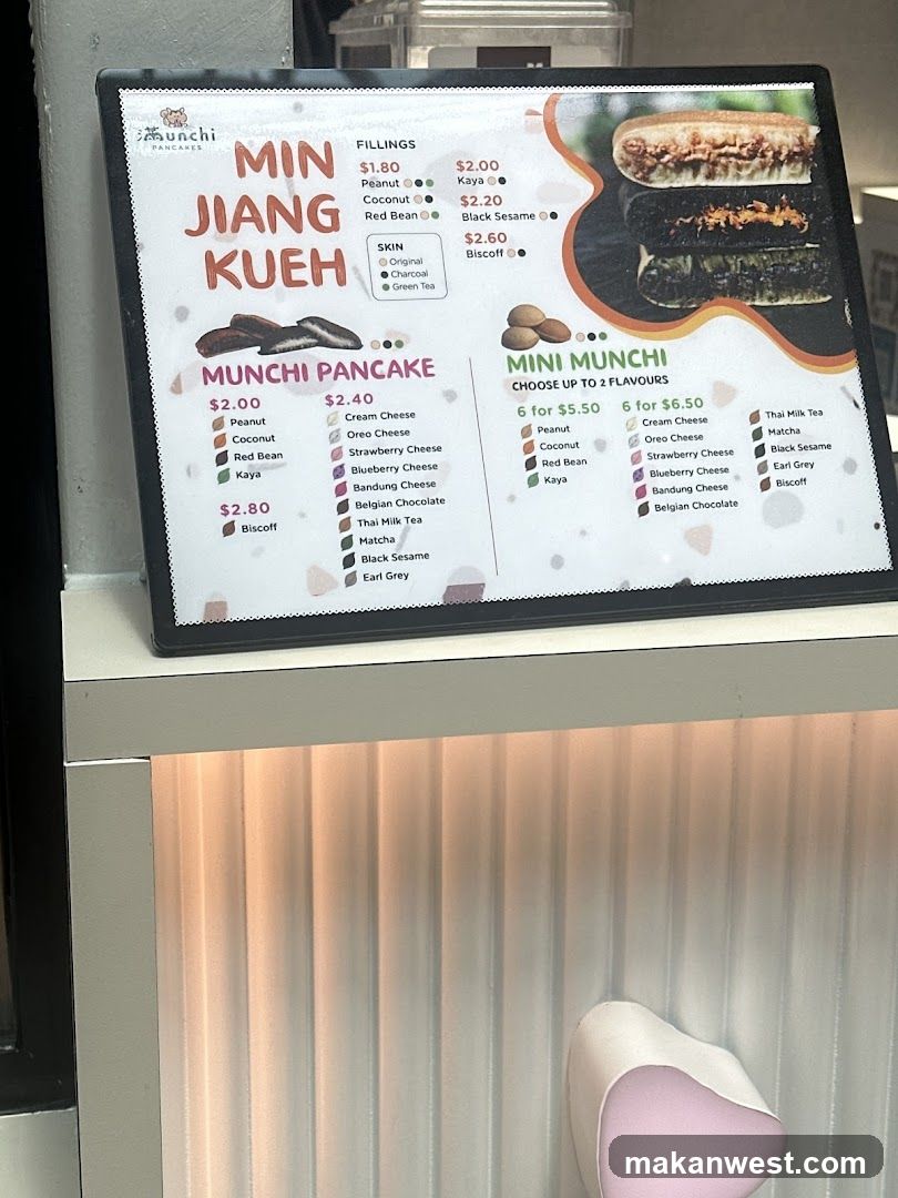 Mini Munchi Menu Board
