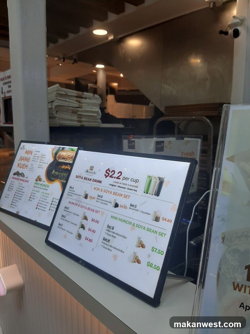Soja Bean Drink Menu Board