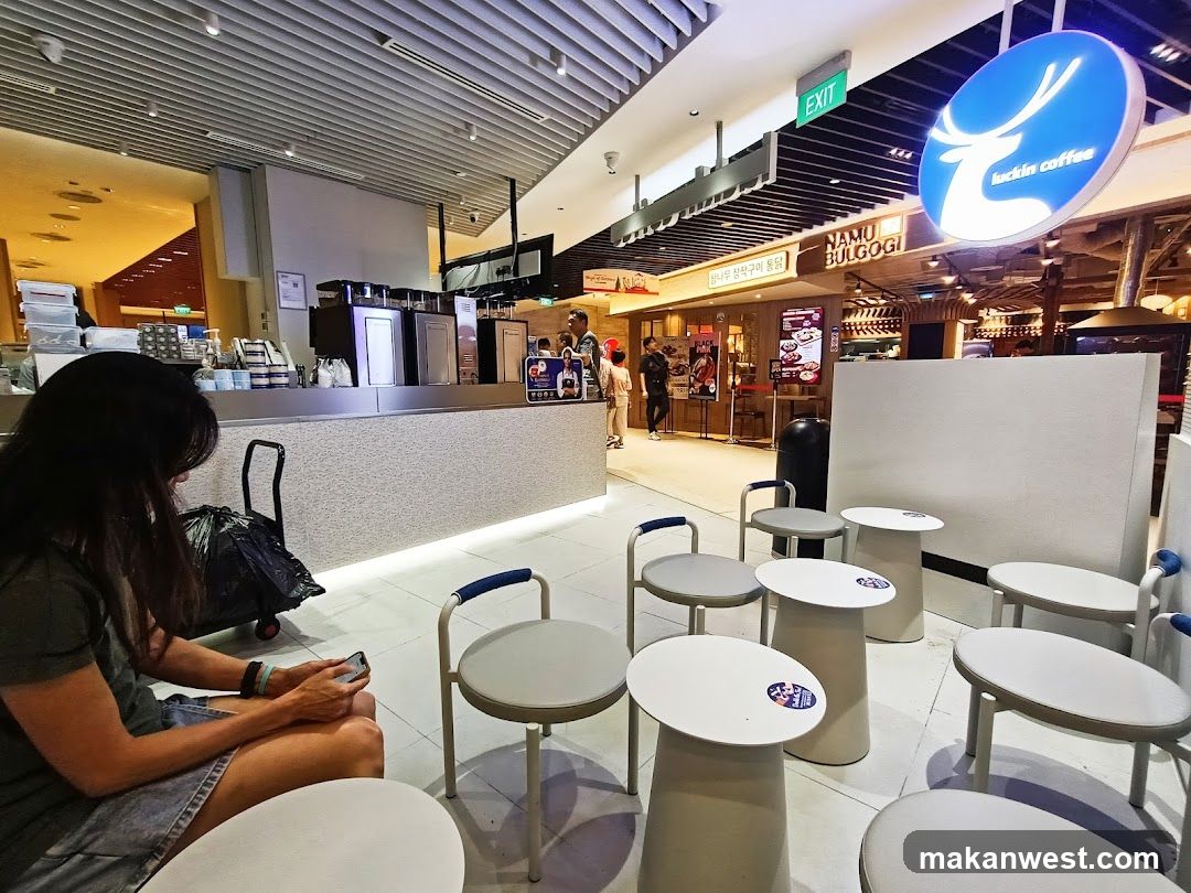 Luckin Coffee Interior Seating Area
