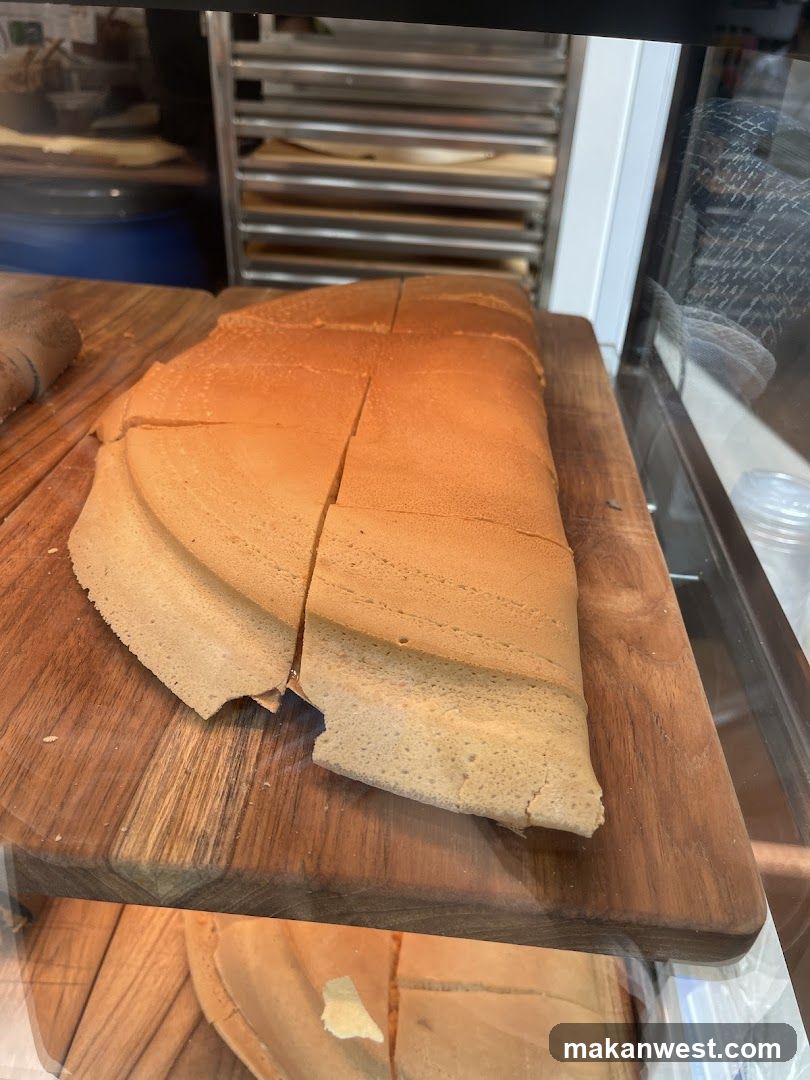 Sliced Cake Display