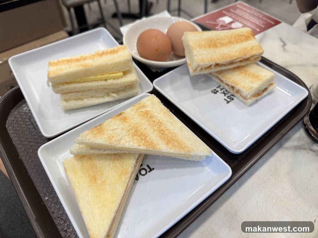 Toasted Sandwiches and Eggs