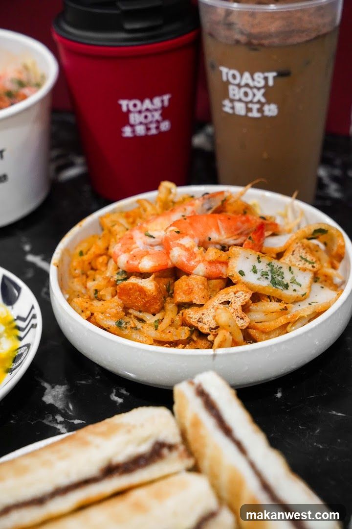 Food and Drink at Toast Box