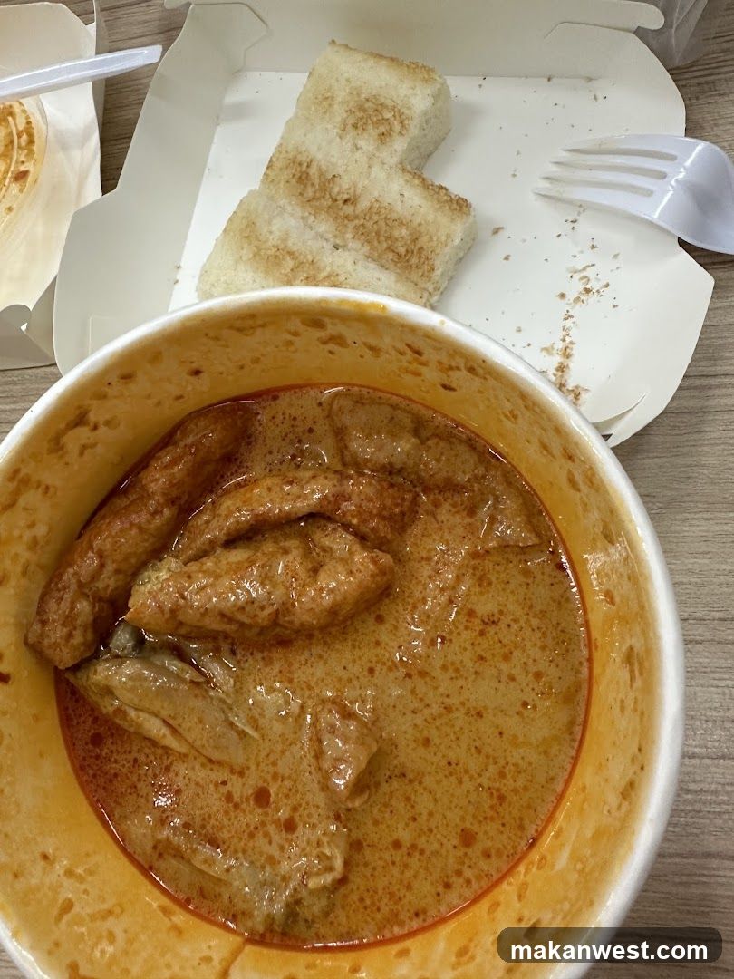 Curry Dish with Toast