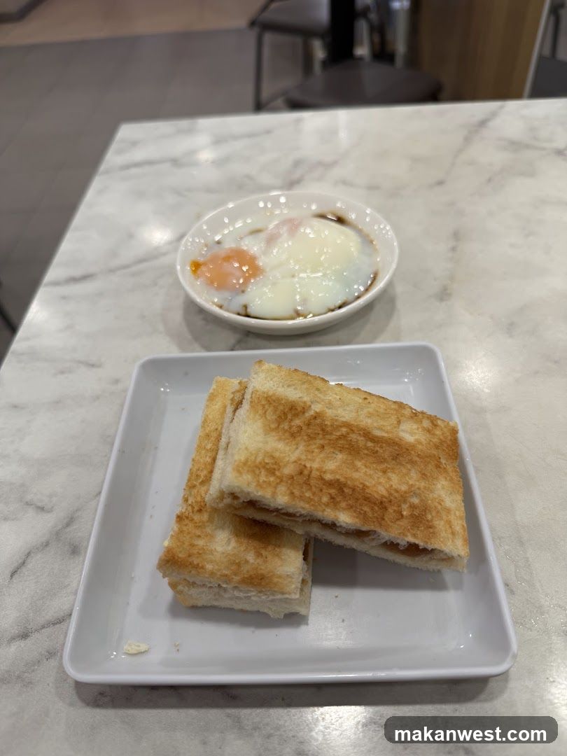 Toast and Fried Egg Meal