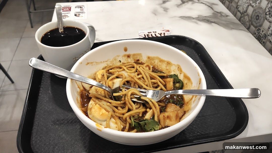 Noodle Bowl with Coffee