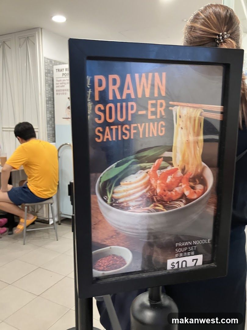 Prawn Noodle Soup Advertisement