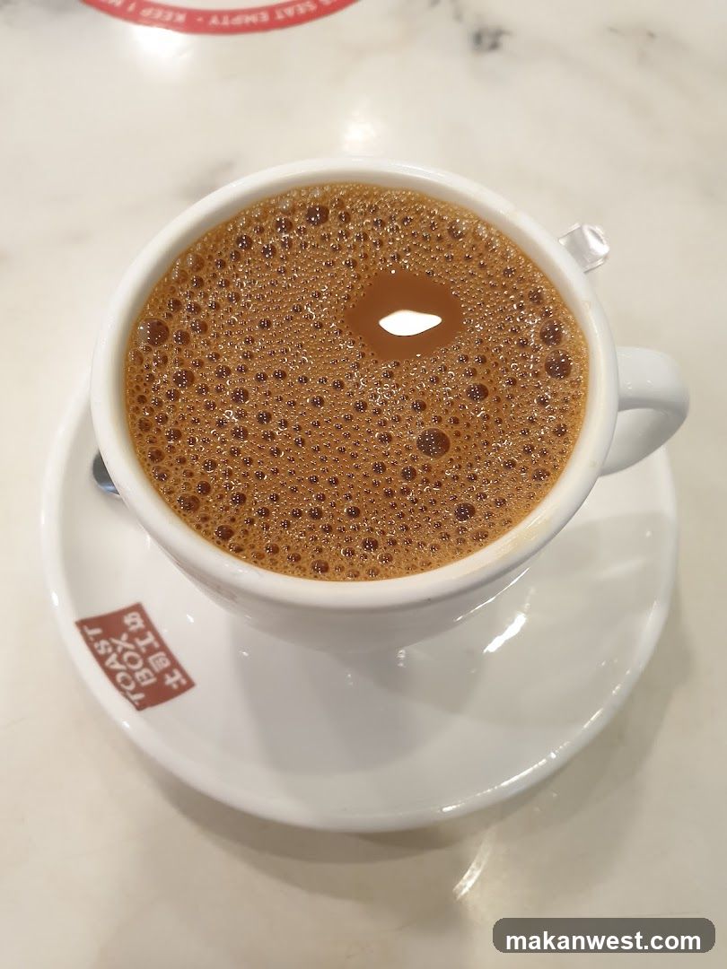 Cup of coffee with foam