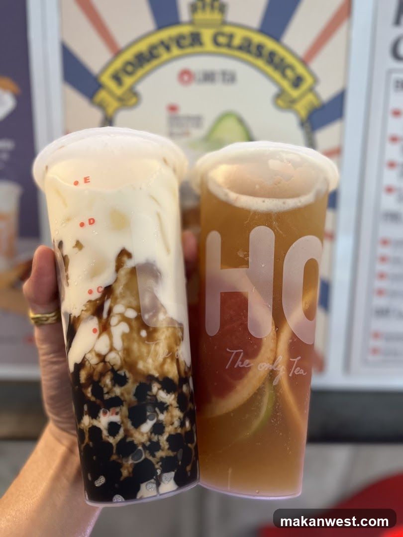 Bubble Tea and Iced Tea Drinks