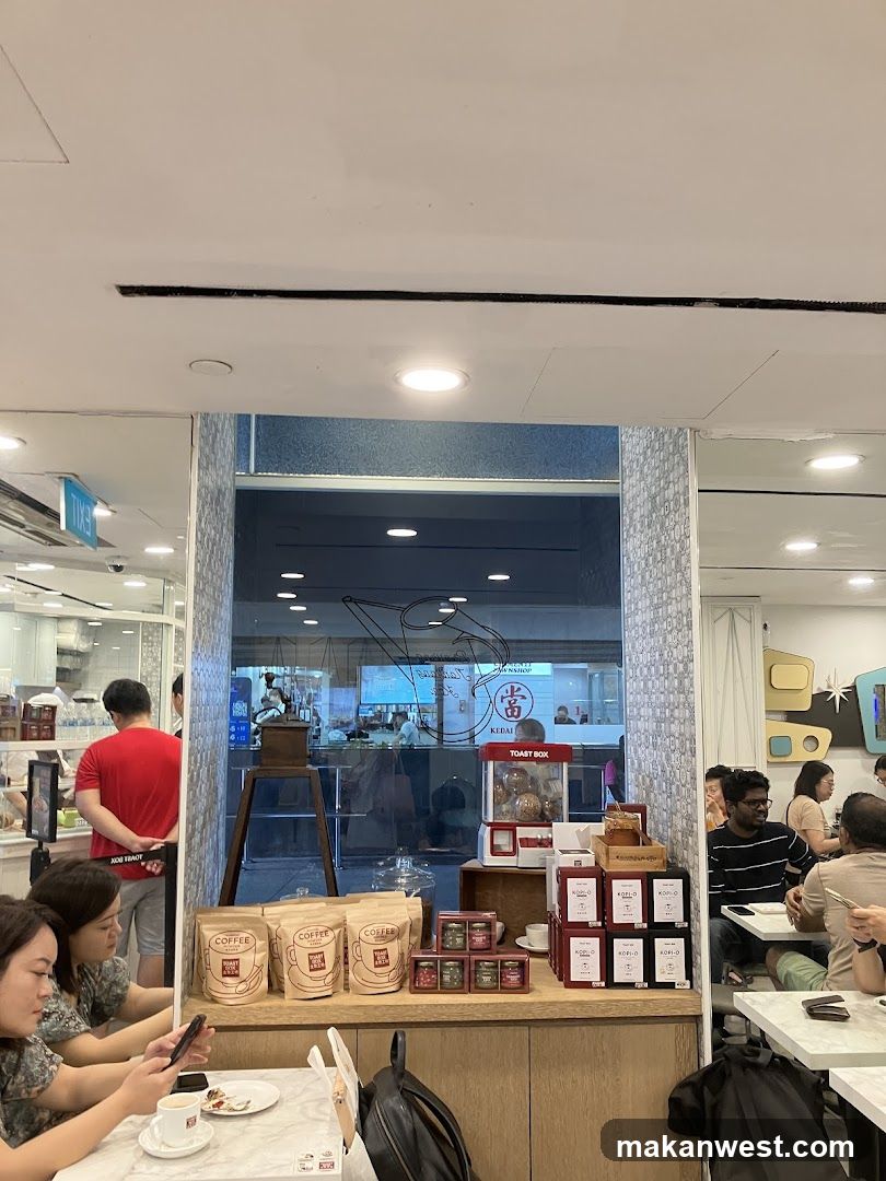 Coffee Shop Interior with Product Display