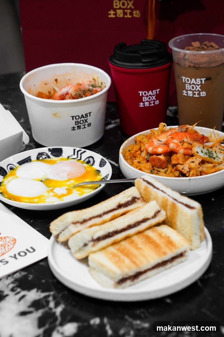Toast Box Meal Spread