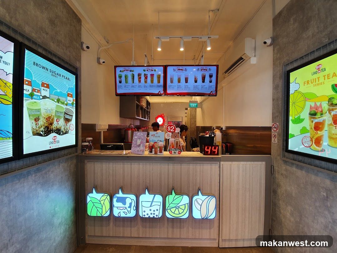Boba Tea Shop Interior View