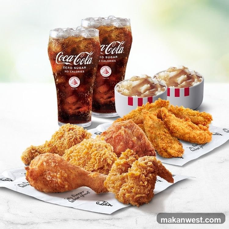 KFC Meal Set with Coca-Cola Zero Sugar