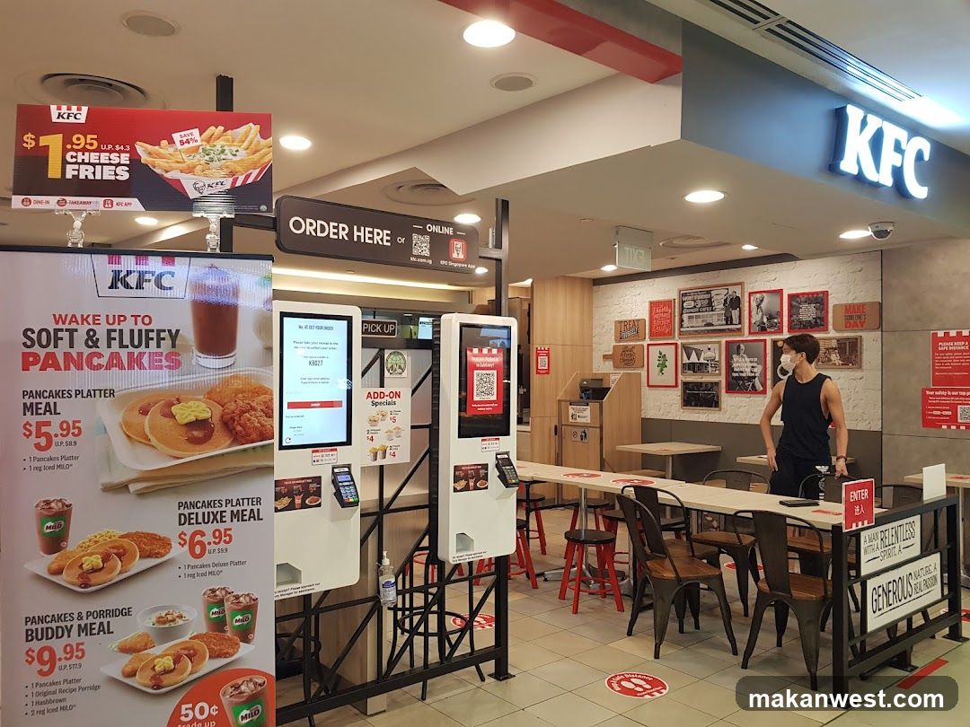 KFC Interior and Ordering Area
