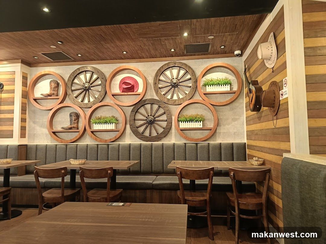 Western-themed Restaurant Interior