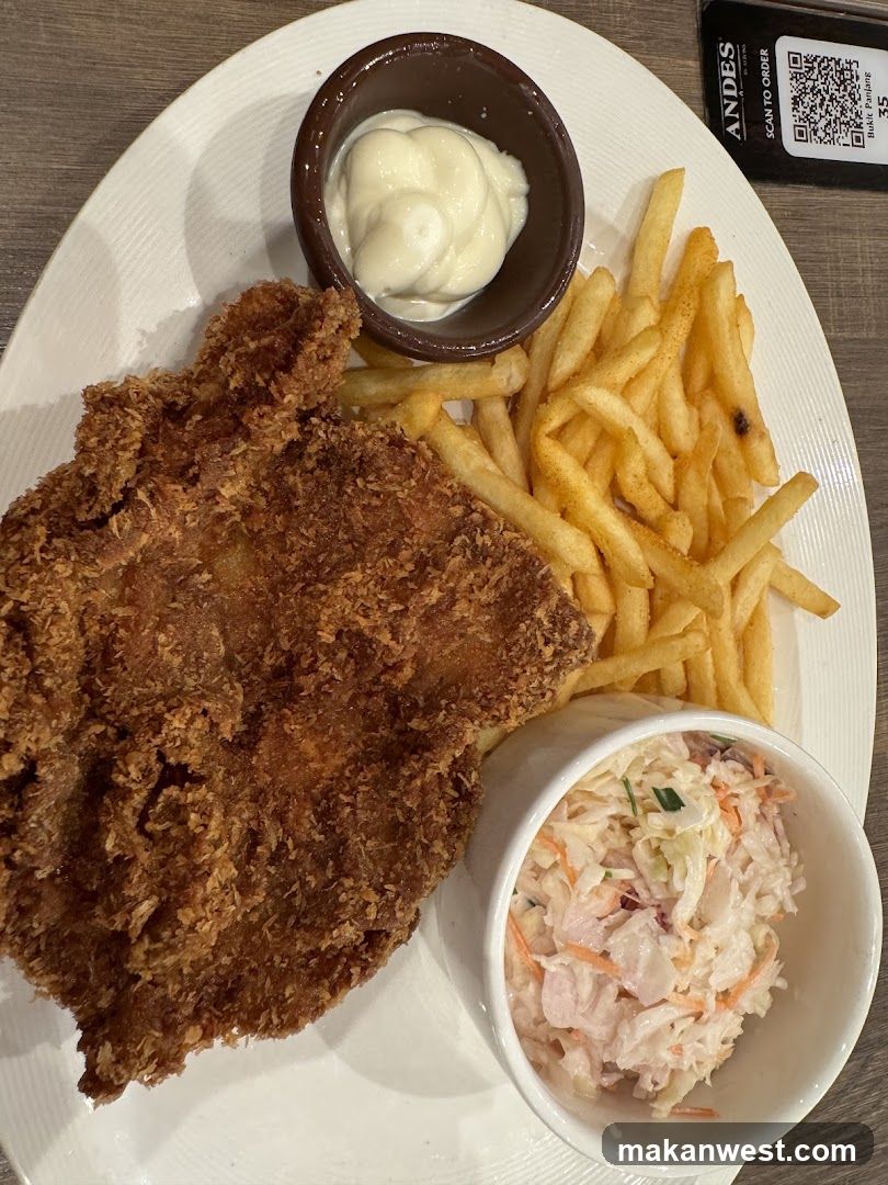 Fried Chicken and Fries Meal