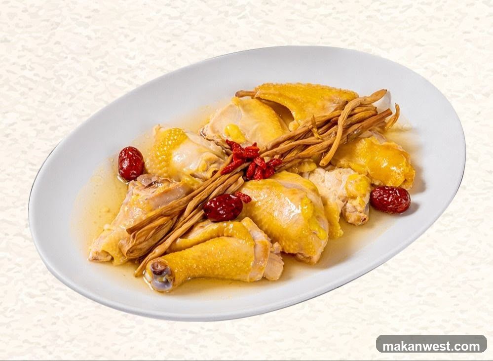Stewed Chicken with Medicinal Herbs and Red Dates
