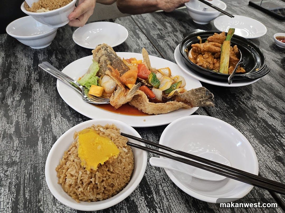 Dining Table with Chinese Dishes