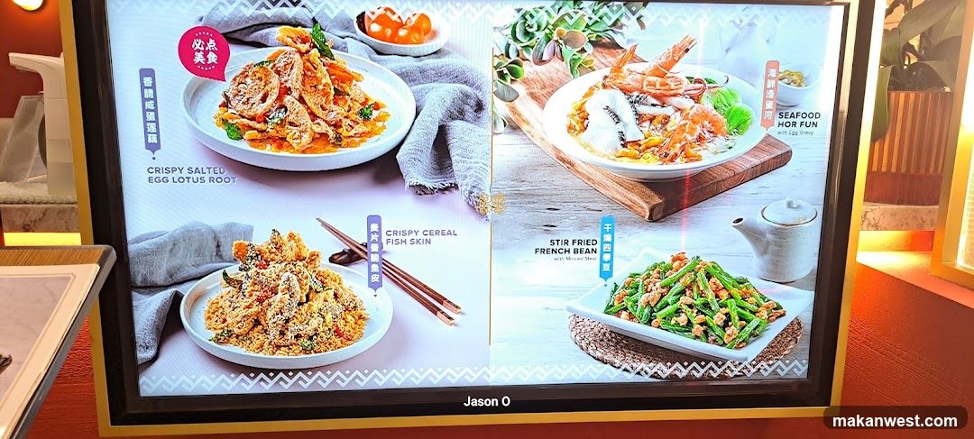 Digital Menu Display