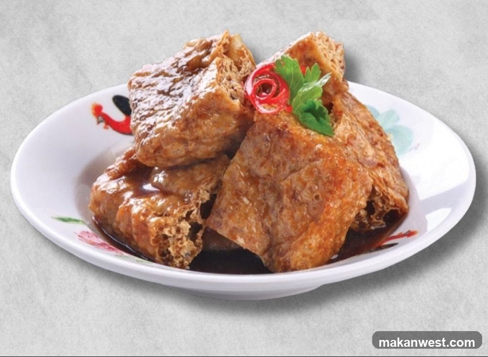 Braised Tofu with Garnish