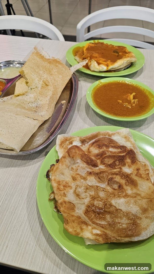Indian and Malay Food Spread