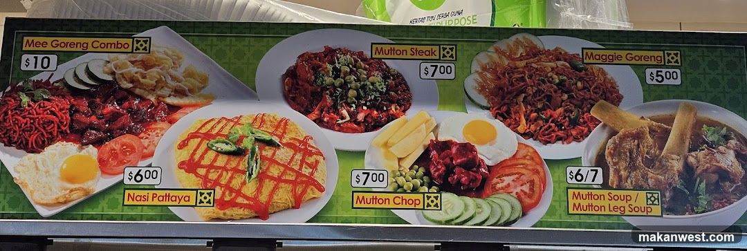Mee Goreng Combo Menu Board