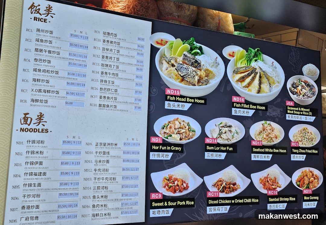 Restaurant Menu Board