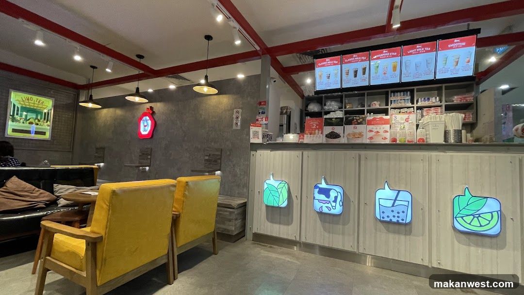 Bubble Tea Shop Interior