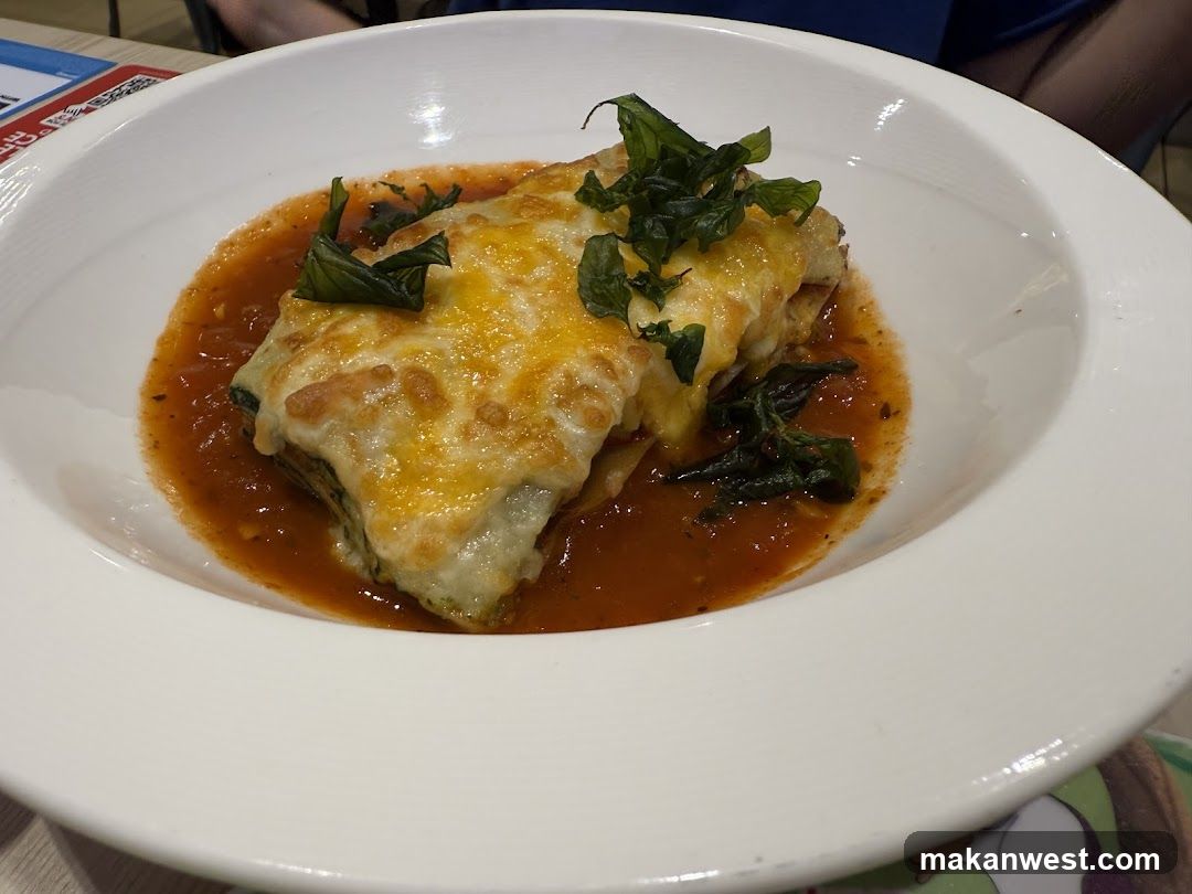Baked Pasta Dish with Basil