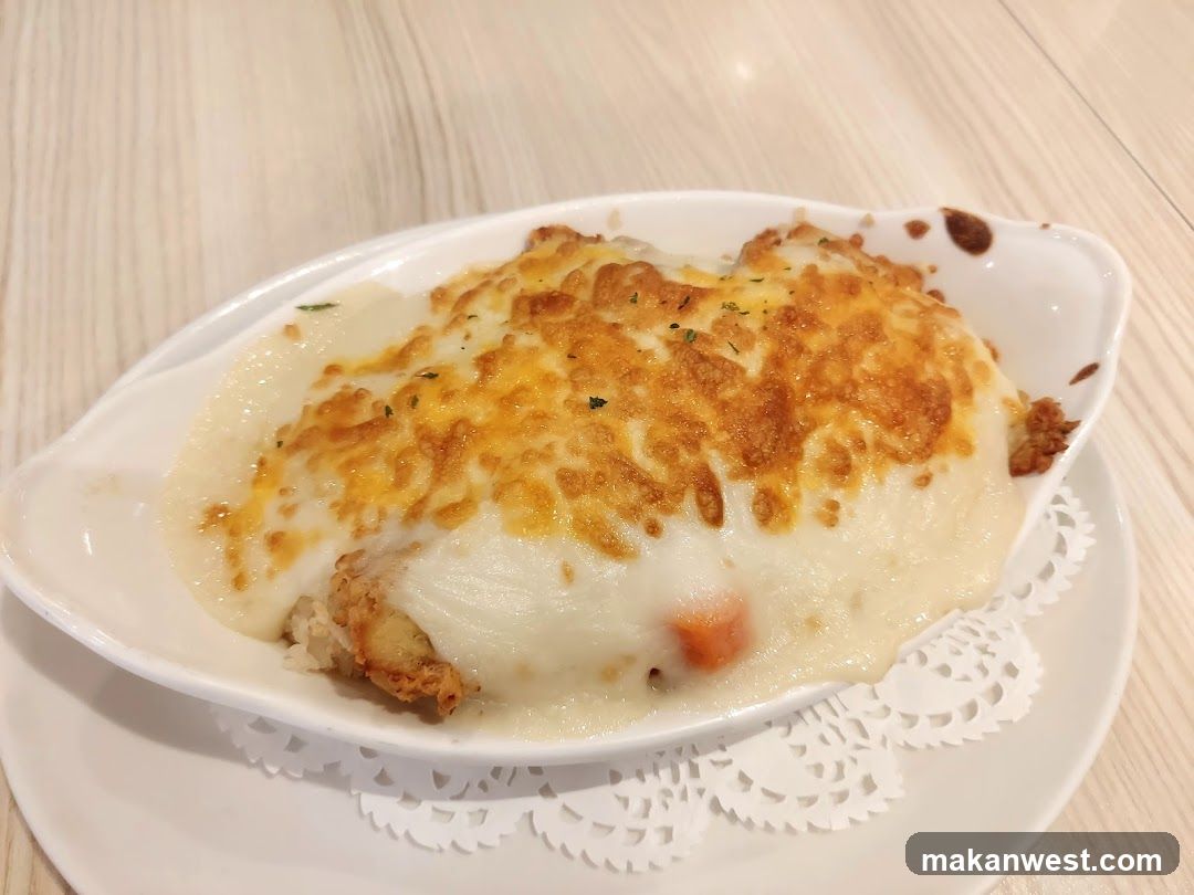 Baked Dish with Cheese Topping