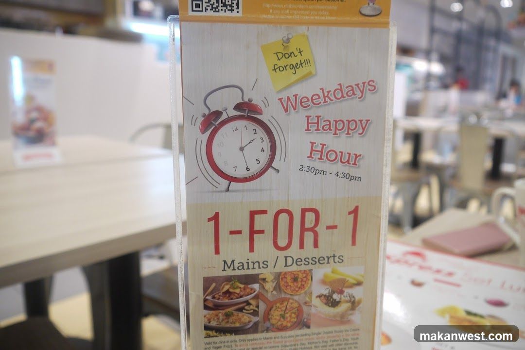 1-For-1 Happy Hour Sign