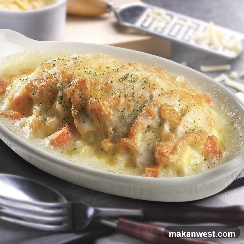 Baked Chicken with Cheese Sauce