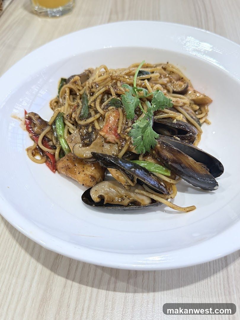 Seafood Pasta with Mussels