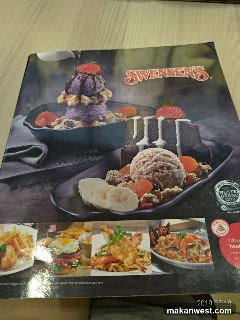 Swensen's Menu Flyer