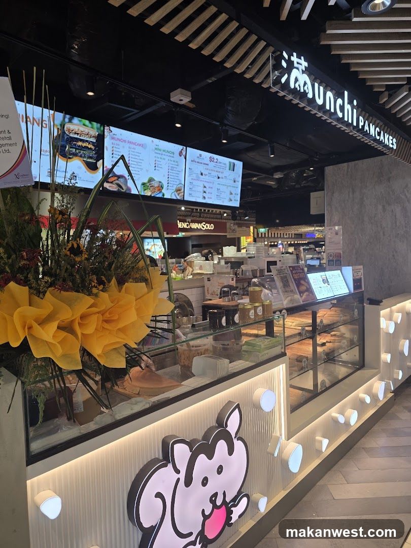 Food stall interior display