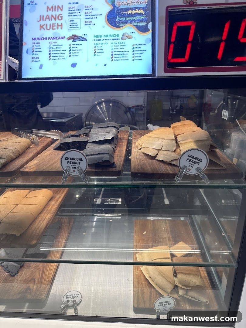 Food Display Case with Menu Board