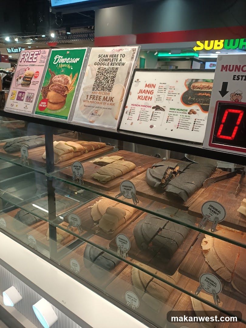 Dinosaur Milk & Min Jiang Kueh Display