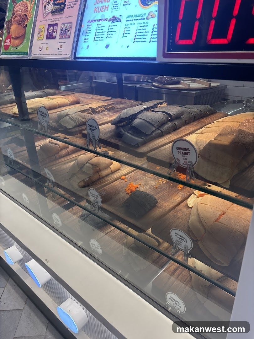Food Display Case with Menu Board