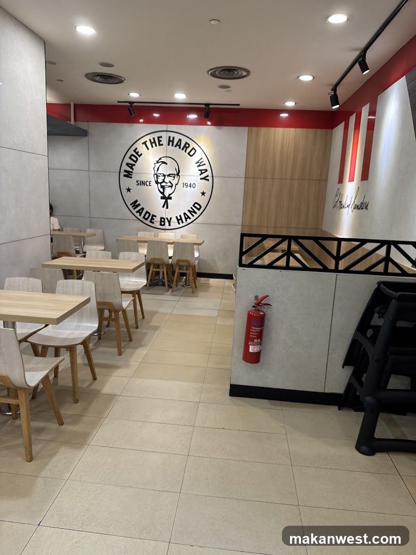 KFC Interior Dining Area