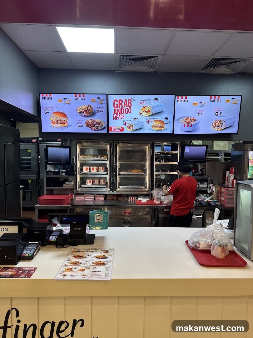 Fast Food Counter Interior