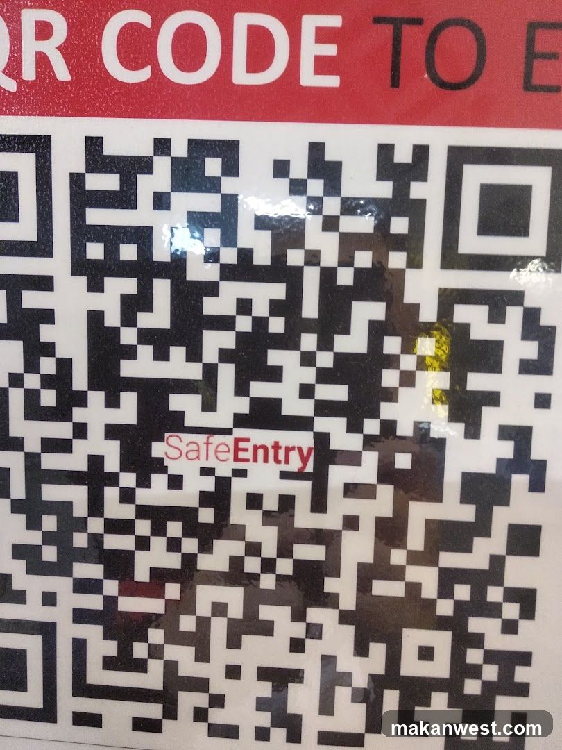 QR Code Safe Entry Sign