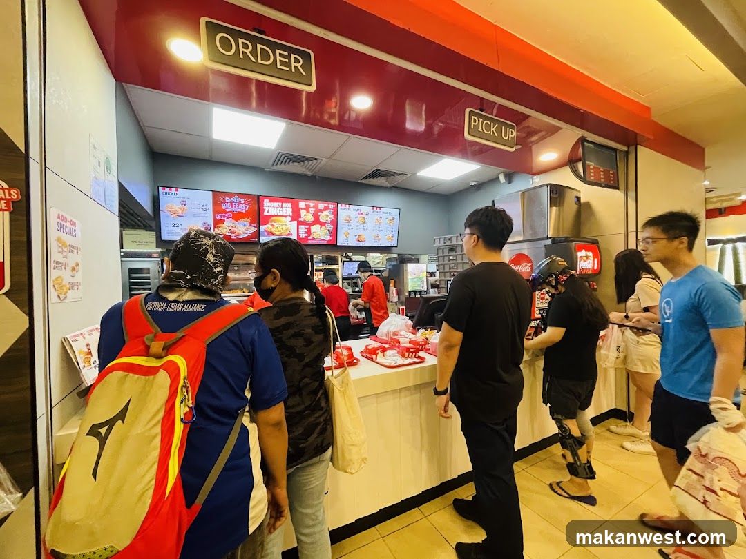 Fast Food Counter Line