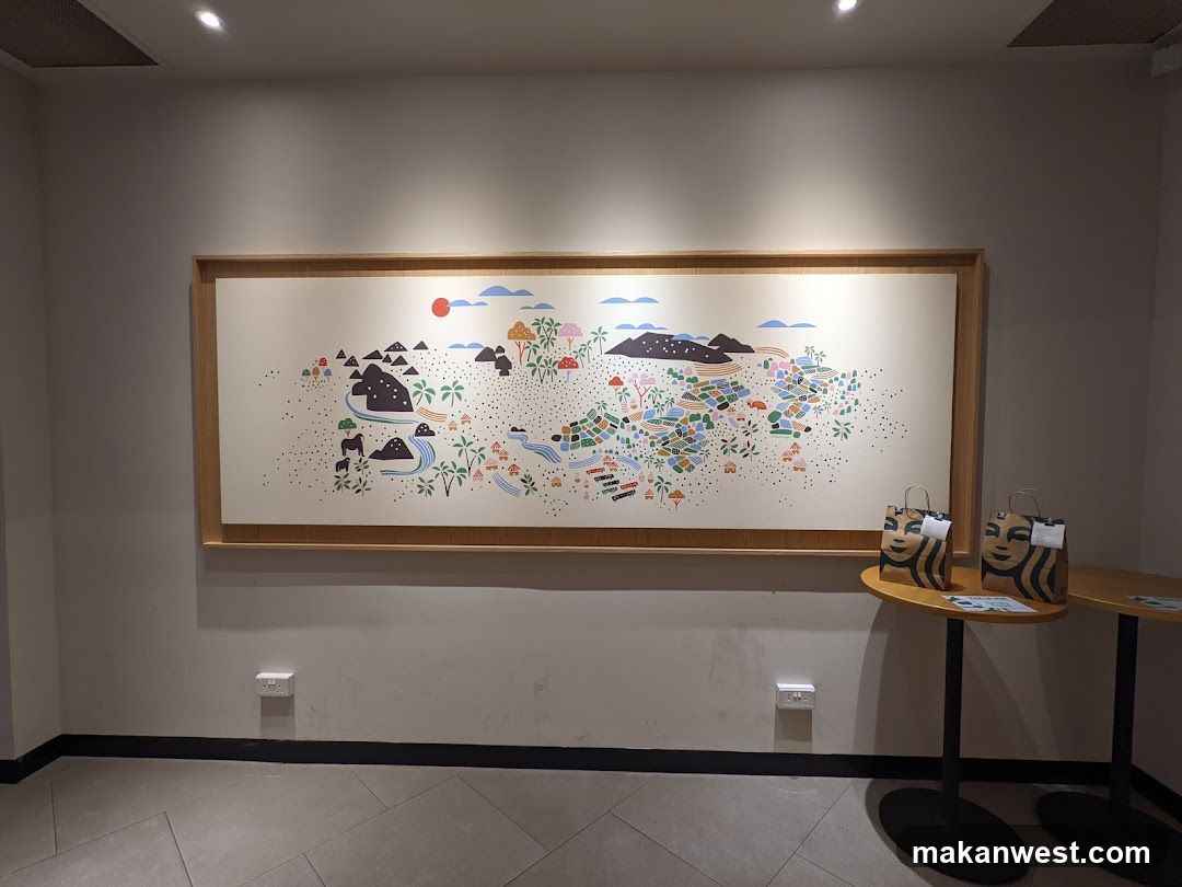 Interior Art Display with Merchandise